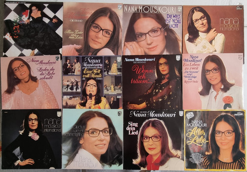 12x nana mouskouri lp - mouskouri, vinyl