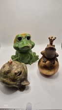 Deko Frosch Figuren 3 Tlg