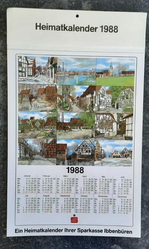 Heimatkalender 1988 sparkasse - heimatkalender,