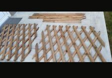 Gartentore 2 Stück. Imprägniertes Kiefernholz 300x100 cm