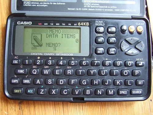 Casio digital diary 4600b - casio,