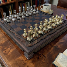 Vintage Schachbrett Set