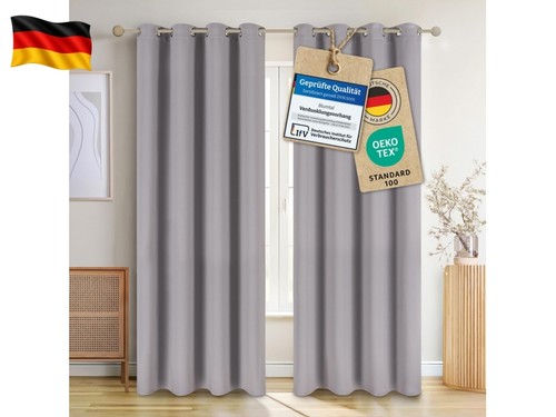 Verdunklungsvorhänge 2er set - verdunklungsvorhänge,