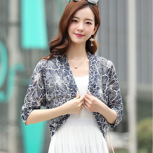 Damen cropped cardigan - cropped,