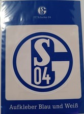FC Schalke 04 - Aufkleber/Logo - Fußball - Sticker - Blau weiß - Neu