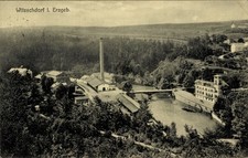 Ak Witzschdorf Gornau im Erzgebirge, Teilansicht - 4672637