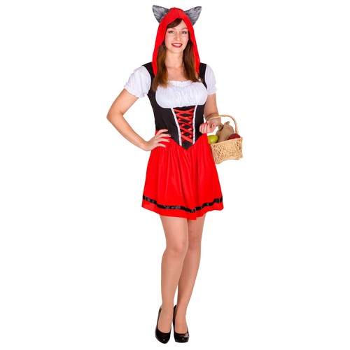 Sexy wolfskäppchen kostüm - sexy,