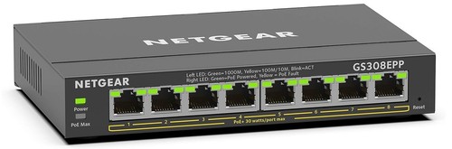 Netgear gs308epp port - netgear, 8-port