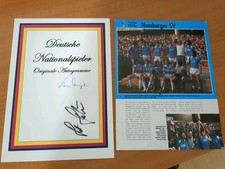 Orginales Autogramm. HSV. DFB