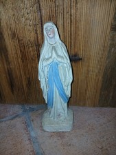 Heiligen Figur Lourdes-Madonna Maria vom Rosenkranz Maria im Rosenhang Maria alt