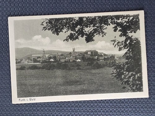 Alte postkarte furth - im, wald