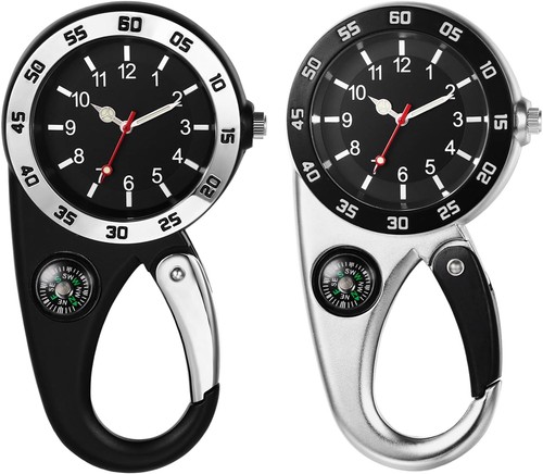 Schwesternuhr mit karabiner - schwesternuhr,