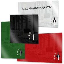 Glas memoboard magnettafel - memoboard,