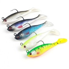 5er Set SHAD 8cm 10g Gummi