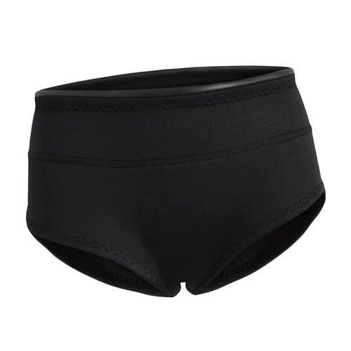 Schwarze neopren shorts - neopren,