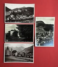 4 x AK KITZBÜHEL in Tirol um 1930/40 Bahnhofstrasse und Schloss Lebenberg( 44131