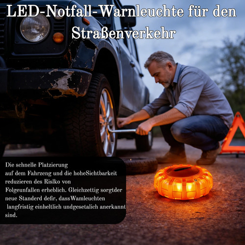 Led rundum warnleuchte mit - led,