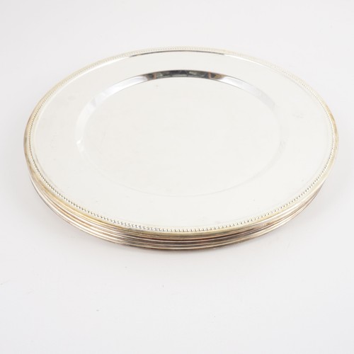 Platzteller teller versilbert - platzteller,