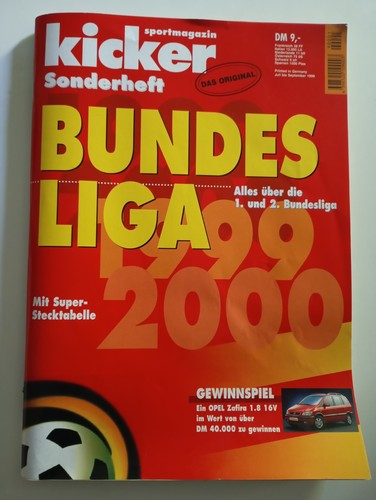 Kicker sonderheft bundesliga - kicker,