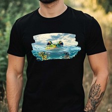 T-Shirt Herren Frosch Schwimmt