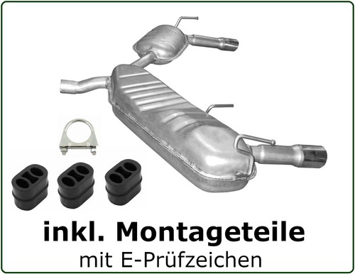 Endschalldämpfer für opel - endschalldämpfer,