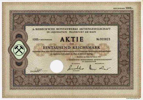 Riebeck sche montan ag - riebeck'sche,