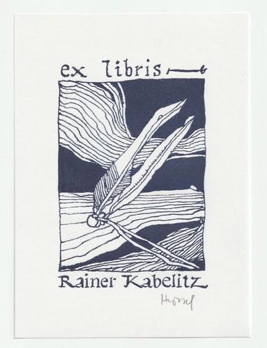 Horst hussel exlibris für - exlibris,