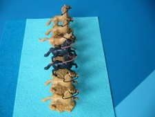 Timpo 7 Pferde für Cowboys - Mexikaner - Indianer - Soldaten - Kavallerie -