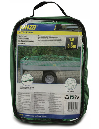 Kinzo anhängernetz 160x350 - anhängernetz,