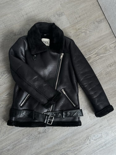 Zara trend jacke leder - zara,