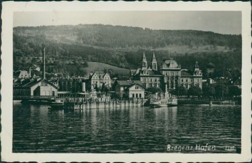 Ansichtskarte bregenz hafen - ansichtskarte,