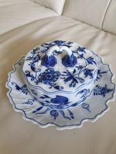 Antike große Butterdose