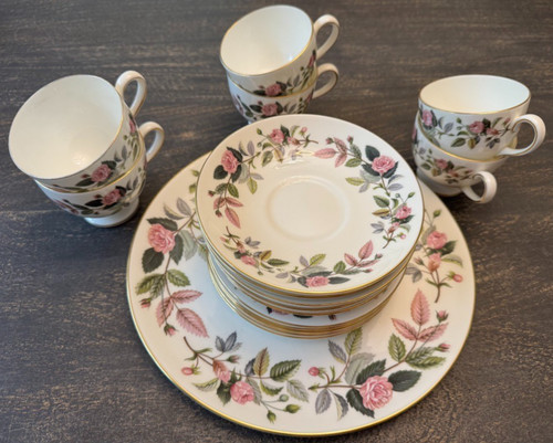Wedgwood hathaway rose trios - wedgwood,