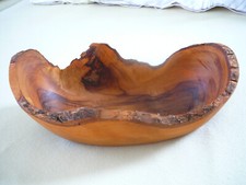 Oliven-Holzschale, unbenutzt, Größe ca. 26 x 13 x 10 cm 