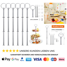 3 stufige Etageren Stangen