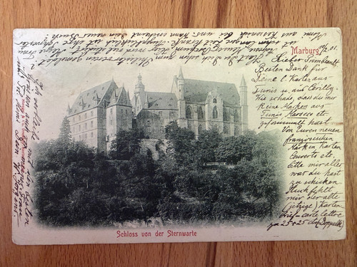 Marburg 1901 schloss - 1901,