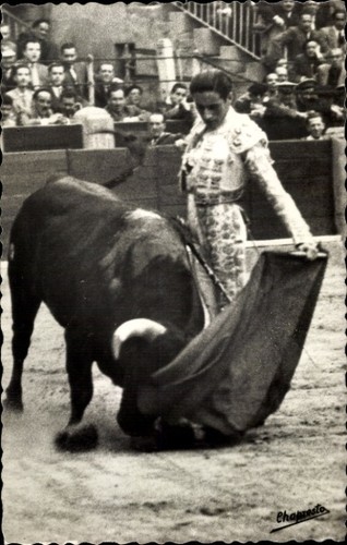 Stierkampf torero - ak, stierkampf,