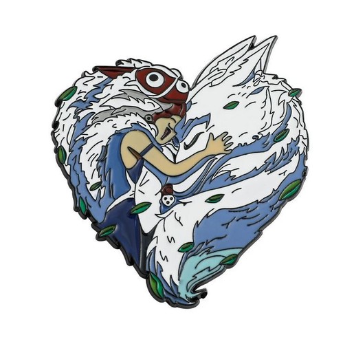 Prinzessin mononoke brosche - prinzessin,