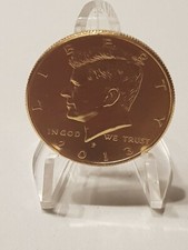 US Kennedy Half Dollar 2013 vergoldet 