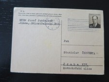 PK 27.4.1956 ab Jince Pribram nach Praha Prag