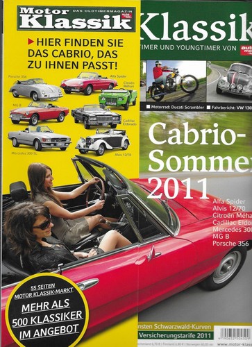 Zeitschrift motor klassik - zeitschrift, :