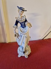 Rokoko Porzellan Figur Frau
