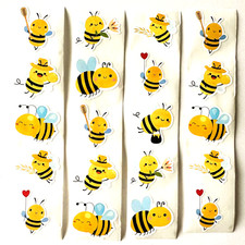 Bienchen Aufkleber Biene Sticker zum Verzieren Dekorieren Kleben selbstklebend