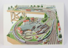 Ivo Cordes Originalzeichnung/Schaubild Modelleisenbahn Dresdener Bahnhof (G04)