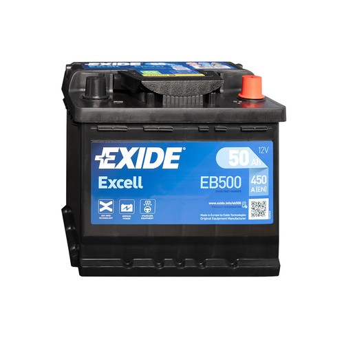 Exide excell eb500 - excell, 12v