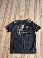 FC Bayern München Trikot schwarz gold Adidas 152 Fifa aeroready Lewandowski