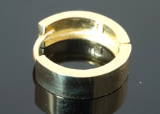 585 gold einzel klappcreole - einzel,