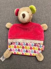 Babydream Rossmann Schnuffeltuch Schmusetuch Bär pink rosa Äpfel Teddybär
