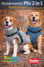 Nobby Hundemantel Plis 2 in 1