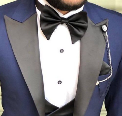 Kummerbund fliege einstecktuch - kummerbund,